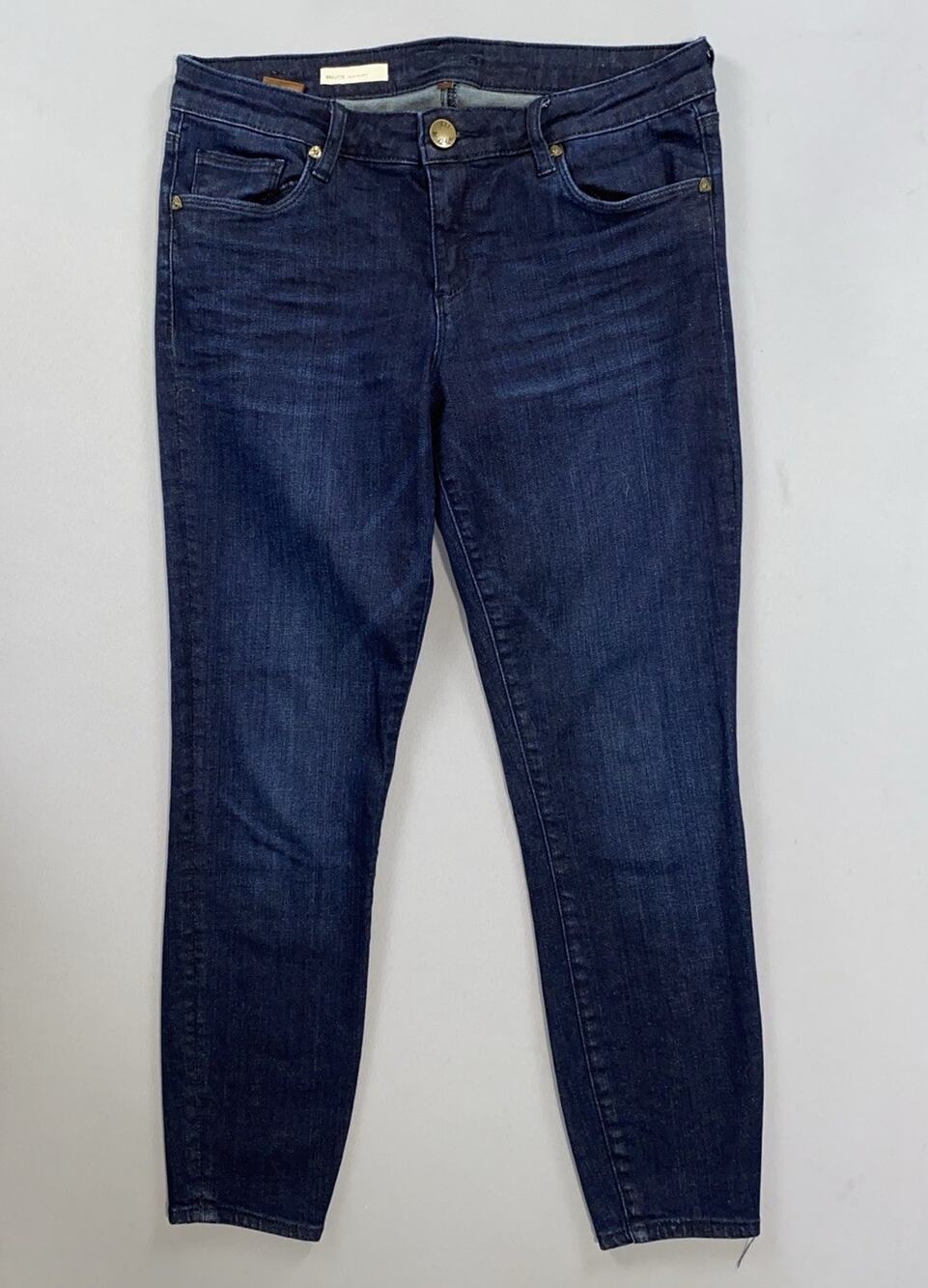 KUT From The Kloth Brigitte Skinny Crop Lightweight Stretch Denim Jeans. Size 6.